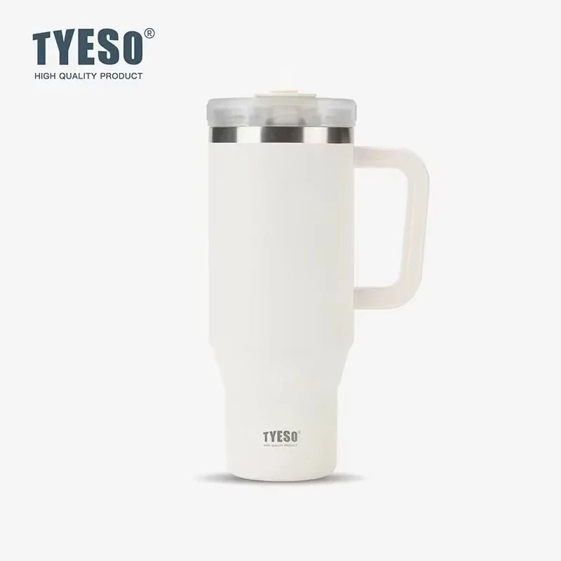 Tyeso 1200ml  Stainless Steel Tumbler - White