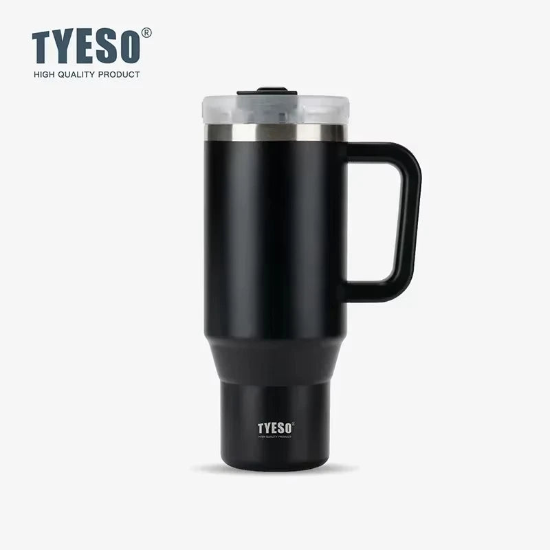 Tyeso 1200ml  Stainless Steel Tumbler - Black