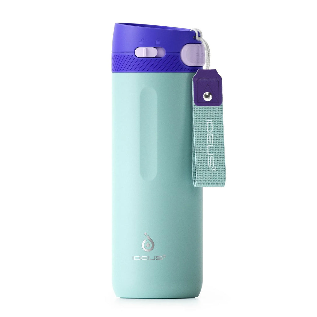 Ideus 500ml Insulated Water Bottle - Bluish/Purple