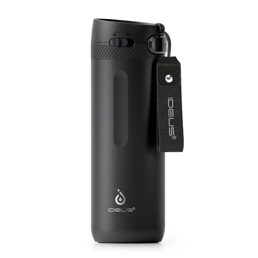 Ideus 500ml Isolierte Trinkflasche - Schwarz