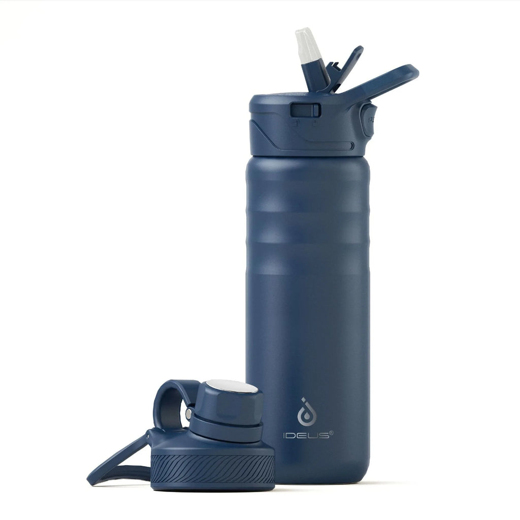 Ideus 720ml Insulated Water Bottle - Blue