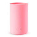Pink silicone sleeve for 20oz bottles by HYDY, with a smooth, flexible cover designed to protect and insulate your drink container.