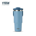 Tyeso 1200ML Large-Capacity Foldable Handle Stainless Steel Tumbler - Blue