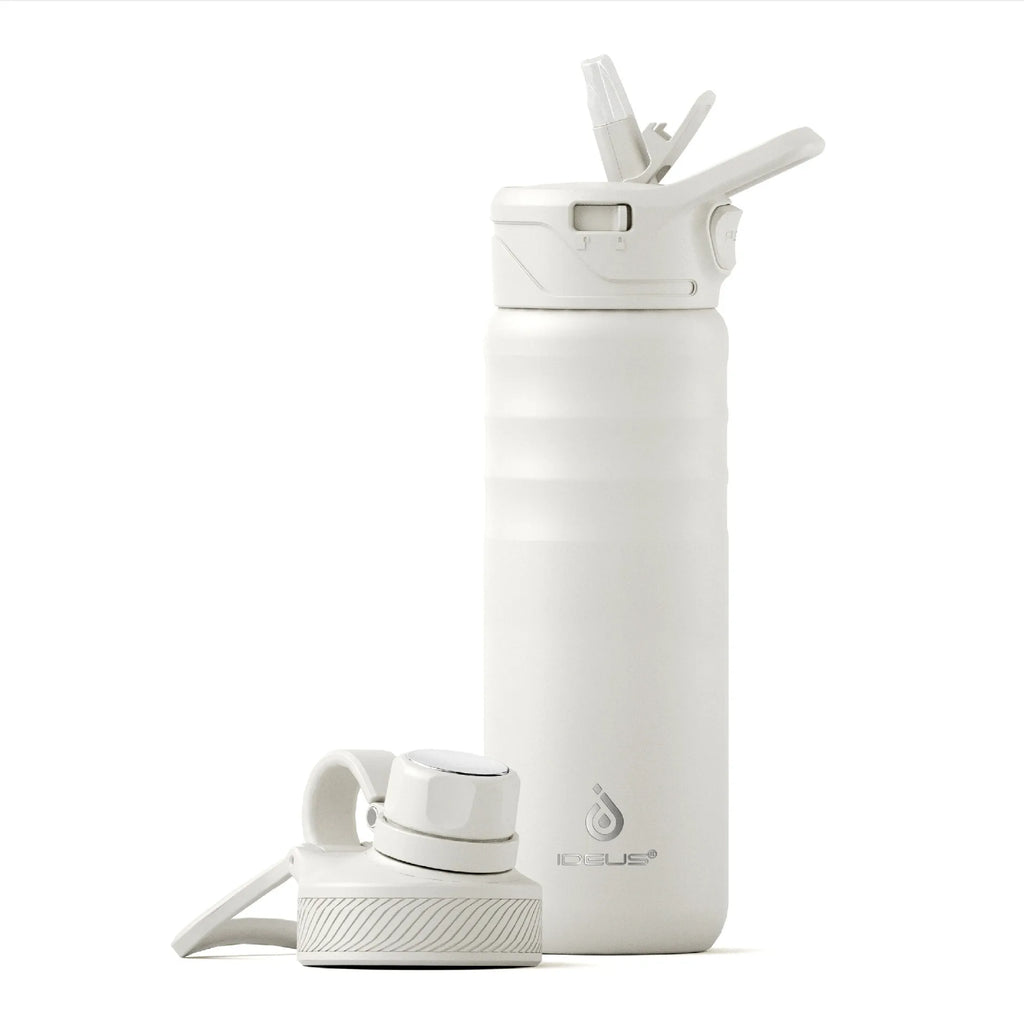 Ideus 720ml Insulated Water Bottle - White