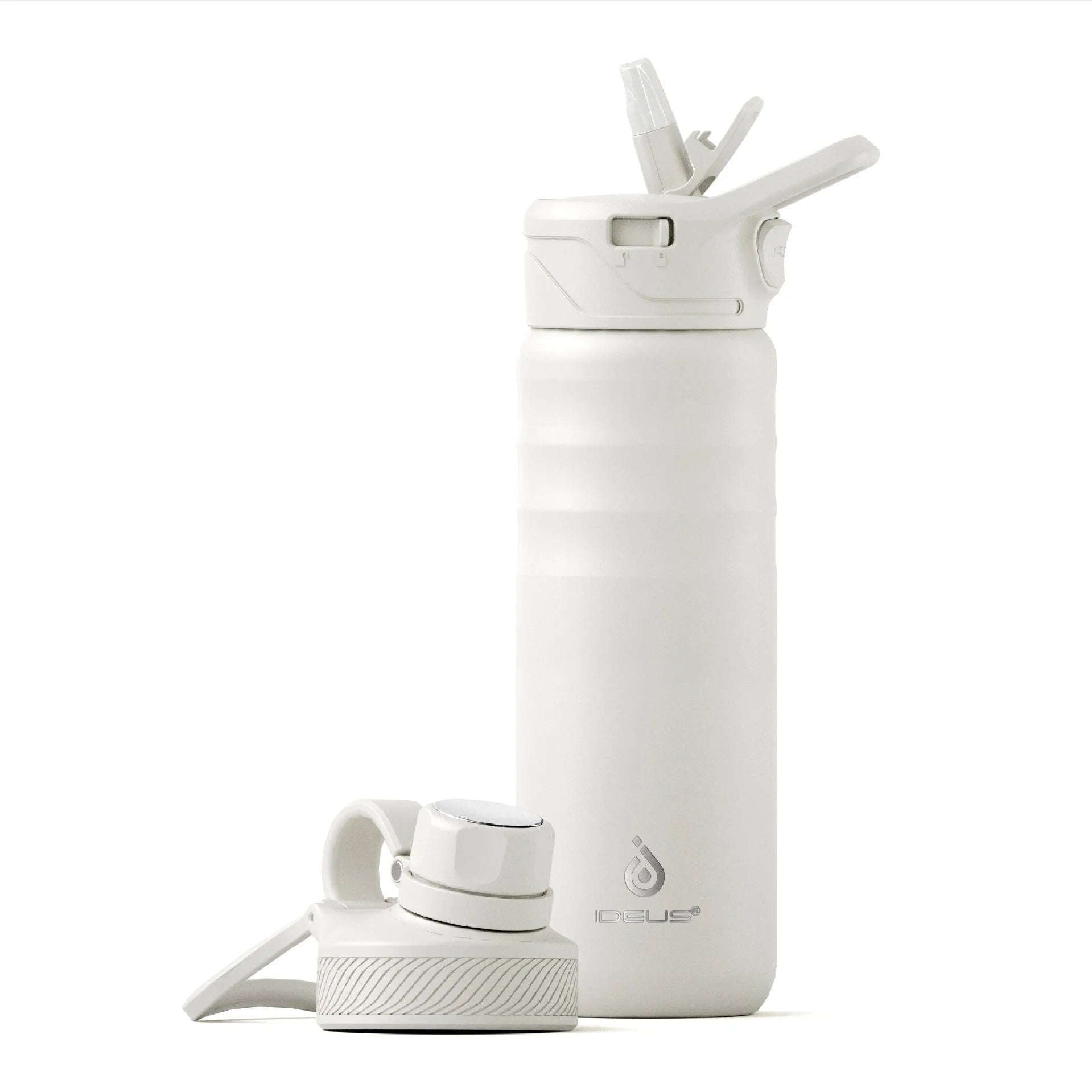 Ideus 720ml Insulated Water Bottle - White