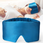 DREAMSILK blackout silk sleep mask in natural silk, soft and smooth eye mask for restful nighttime sleep and light blocking.