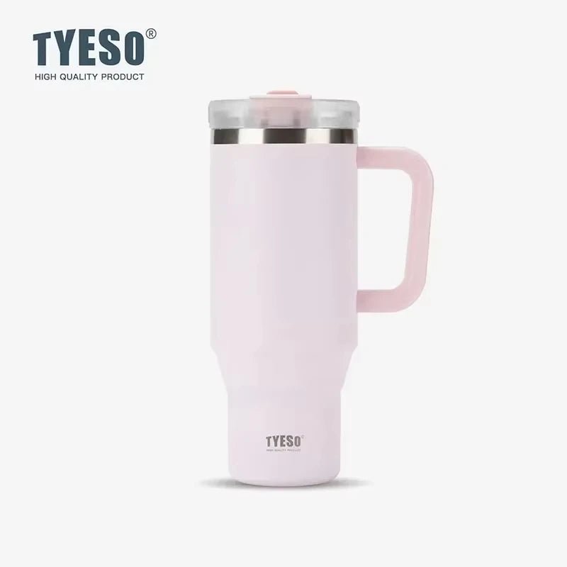 Tyeso 1200ml  Stainless Steel Tumbler - Light Pink
