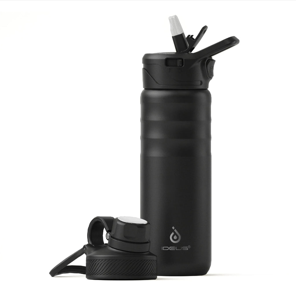 Ideus 720ml Insulated Water Bottle - Black