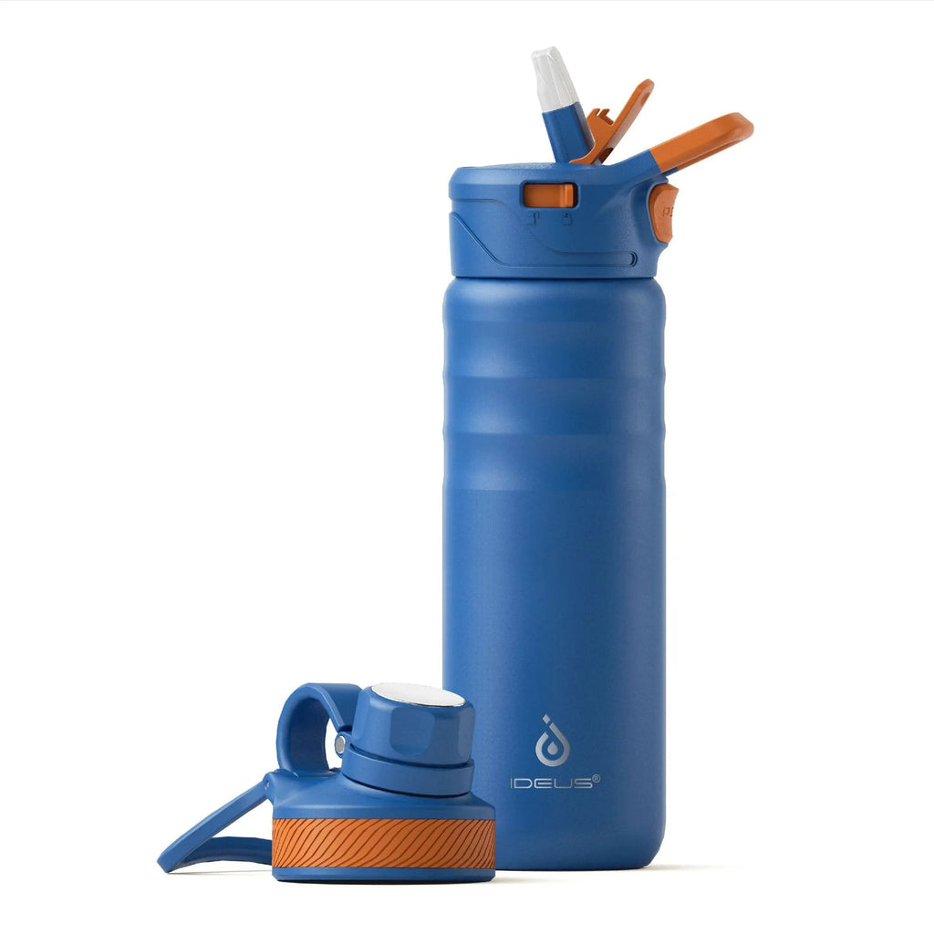 Ideus 720ml Insulated Water Bottle - Bright Blue