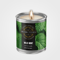 Musketeers Wild Mint scented candle with fresh, masculine spa aroma, ideal for relaxing and creating a calming atmosphere in the UK