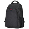Black Troop London TB010 Daypack backpack with multiple compartments and padded straps for comfortable everyday use.