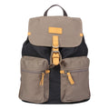 Troop London TL-6 Heritage drawstring backpack in navy grey with adjustable straps and logo detail.