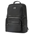 Black Troop London TPB004 Slim Laptop Backpack with padded straps and multiple compartments for daily use.