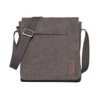 Large Canvas Flap Crossbody Bag | TRP0219-5