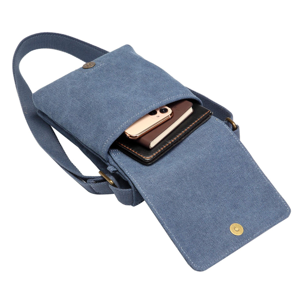 Mini Canvas Across Body Bag with Organiser | TRP0243-4