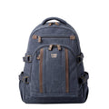 Blue Troop London TRP0257 large laptop backpack with multiple compartments and padded straps for comfortable carrying.
