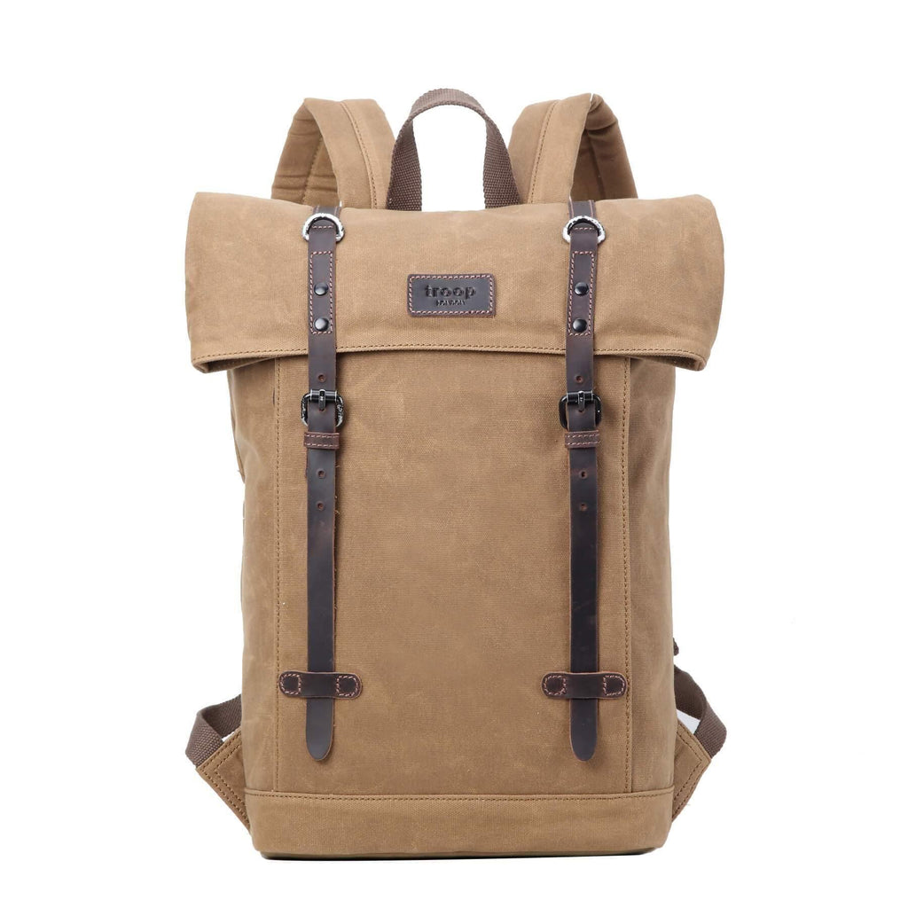 Heritage Waxed Canvas Laptop Backpack | TRP0425-5
