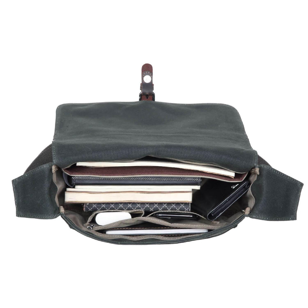 Heritage Waxed Canvas Messenger Bag | TRP0443-3