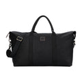 Large black Troop London Heritage Holdall with sturdy handles and spacious interior for travel or gym use.