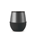 Titanium grey HYDY 8 oz ink black tumbler with a sleek design, perfect for beverages and on-the-go use.