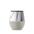 White marble HYDY eucalyptus 8 oz tumbler with a sleek design and white marble finish, ideal for beverages and on-the-go use.