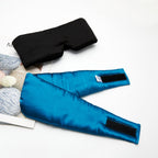 Black Silk Sleep Mask by DREAMSILK with smooth, blackout fabric designed for comfortable, restful sleep.