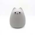 HikeWare silicone cat-shaped night light lamp illuminating softly with a cute feline design