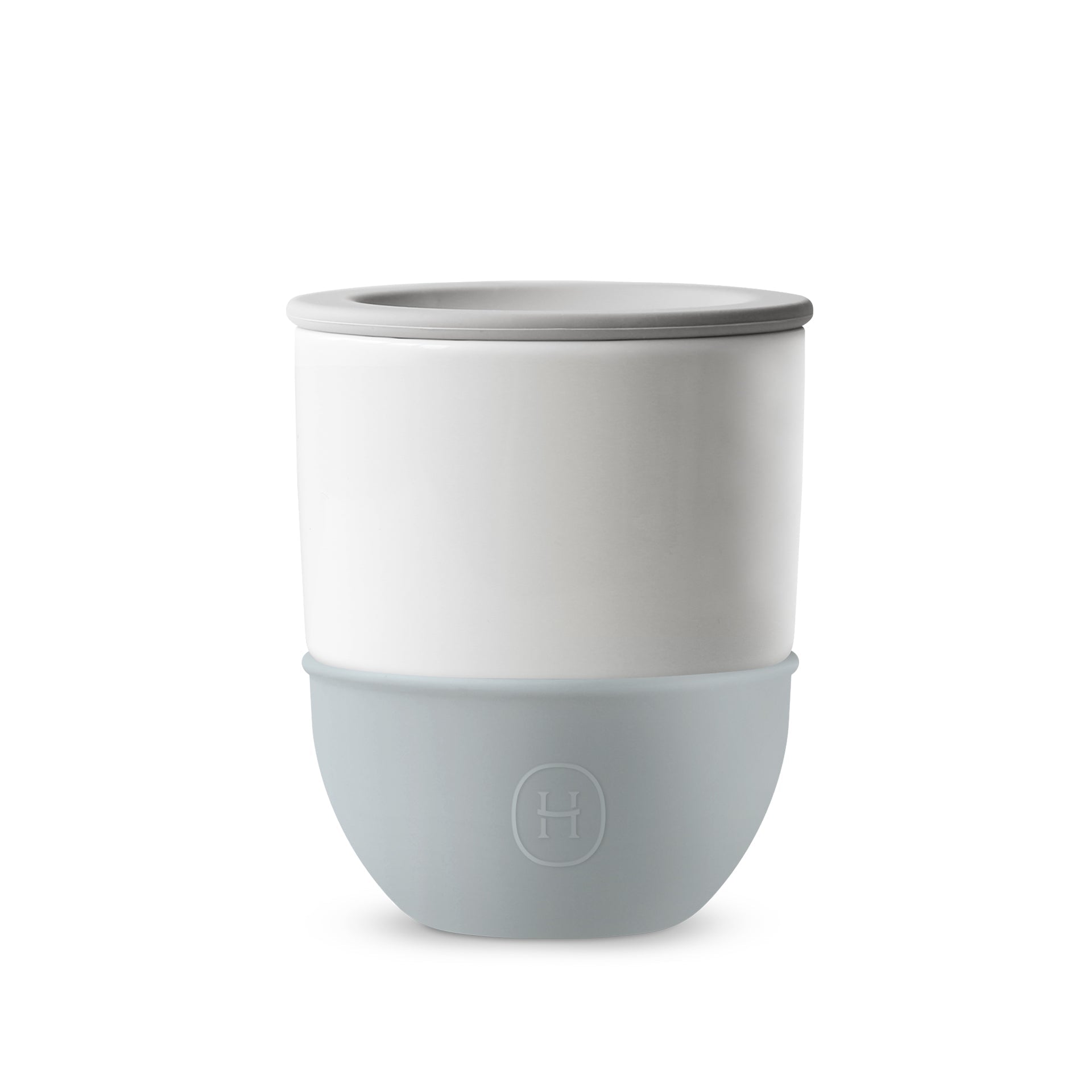 HYDY Cumulus ceramic tumbler mug with 10 fl oz capacity, featuring a soft cloud design and smooth ceramic finish.