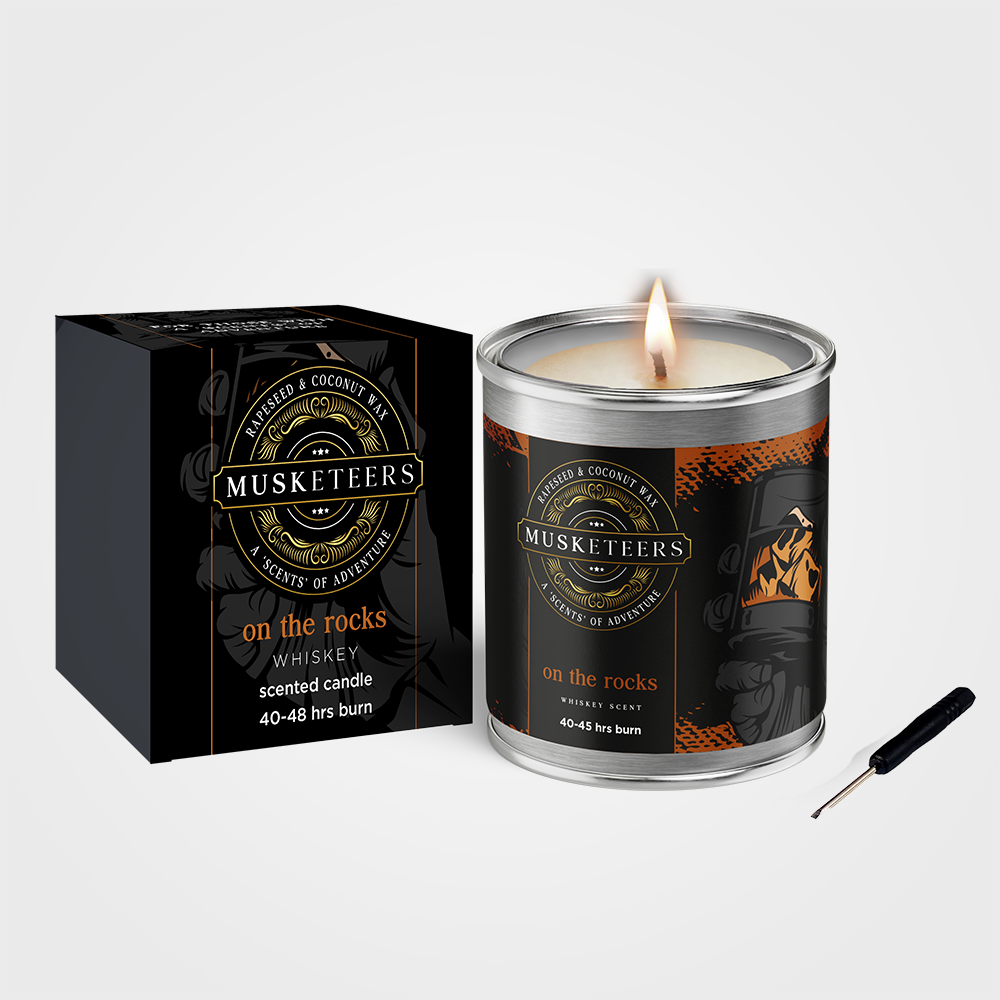 Bougie Parfumée au Whisky Royaume-Uni – Bougie Masculine de Luxe