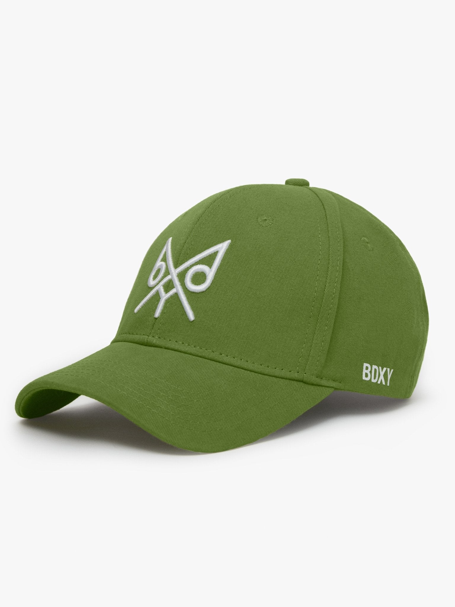 Oregon Green "The Focus" baseball cap by BDXY Studios, featuring a curved brim and adjustable strap, displayed on a plain background.