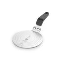 Bialetti Brew Italia induction plate for coffee makers, compact black electric heating device with control button