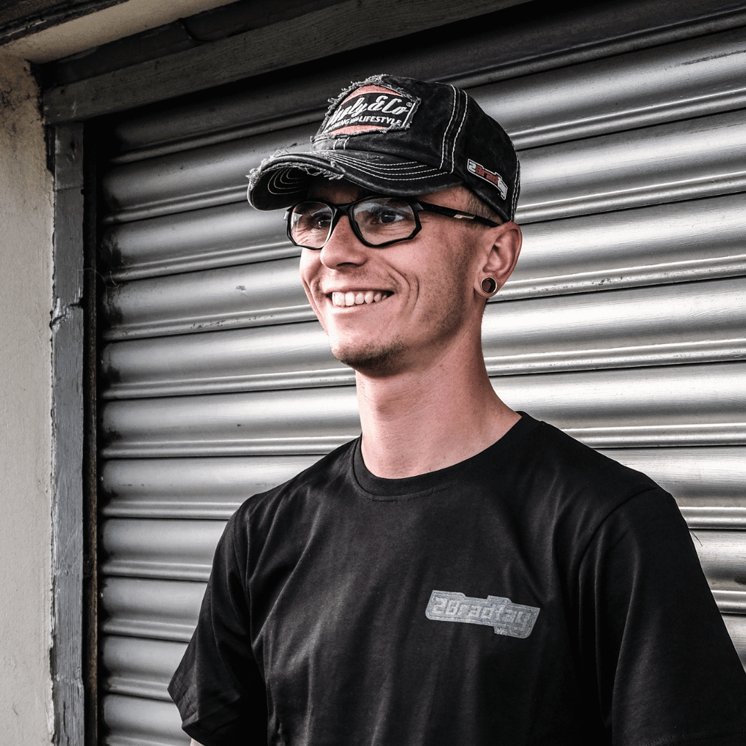 Diamond Trucker Hat by Uggly and Co featuring Bradley Ray #28 logo, with mesh back and structured front panel.