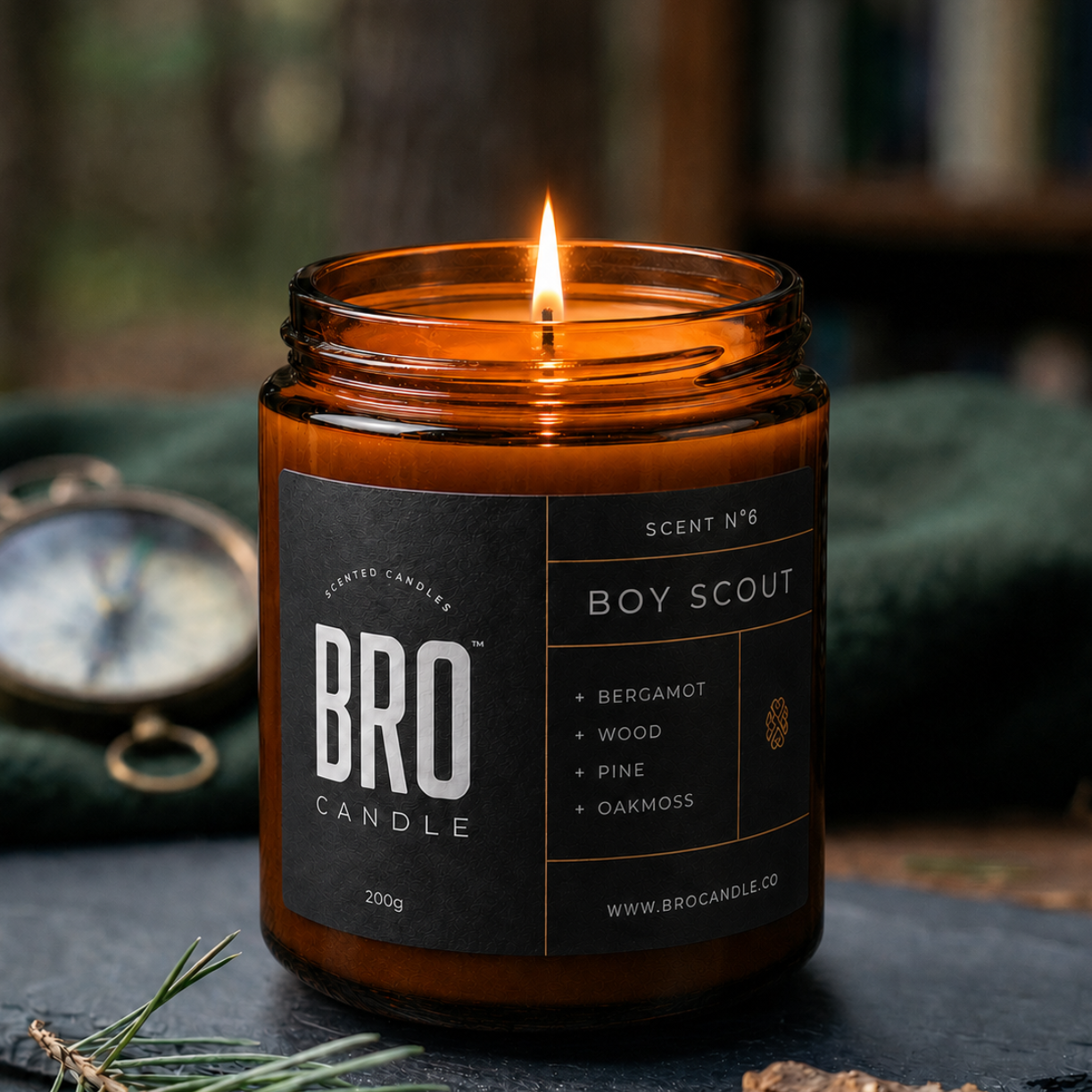 The Boy Scout Candle