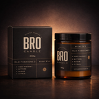 Bro Candle Old Fashioned Candle with a vintage design and warm glow, perfect for classic home decor and cozy ambiance.