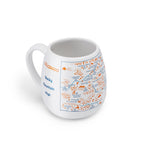 Mug de voyage carte du Colorado à colorier