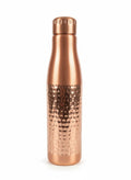 SAMA Homes Hydra Dual-Texture Certified Pure Copper Water Bottle with a sleek, modern design and dual-tone finish.