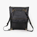 Black DAKOTA 3-in-1 convertible backpack purse by DRiiBE, showing the stylish, versatile backpack with multiple carrying options.