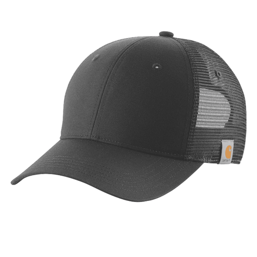 Carhartt Rugged Professional Series canvas mesh back cap, headwear by Workwear Nation Ltd featuring a structured design and adjustable fit.