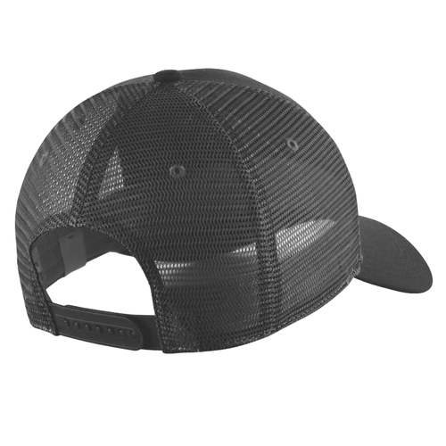 Carhartt Rugged Professional Series canvas mesh back cap, durable workwear headwear with adjustable strap and Carhartt logo.