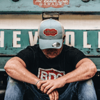 Black Dub Garage Trucker Hat - Peppermint