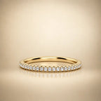 Thin Full Eternity Ring (1.2 mm) in Gold