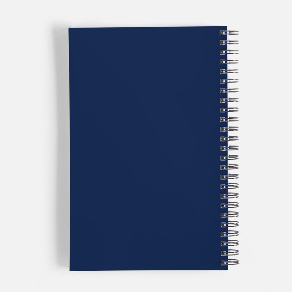 HikeWare wirebound A5 notebook with lined pages, featuring a durable cover and spiral binding for easy writing and note-taking.