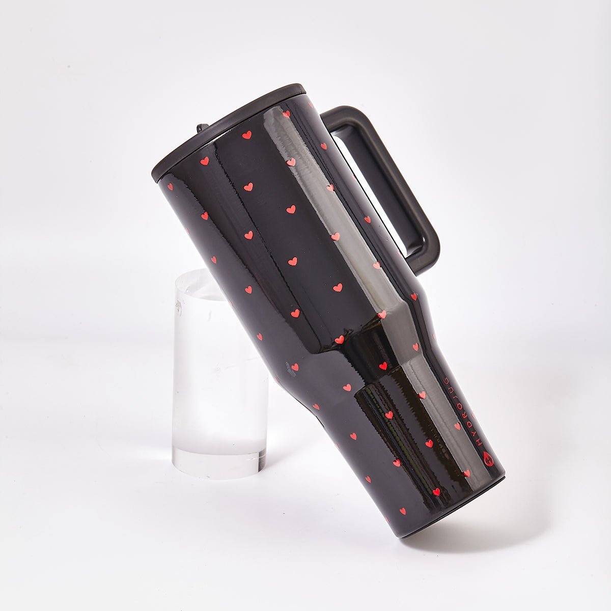 HydroJug Queen of Hearts Traveler Tumbler – Black Valentine Limited Edition-2