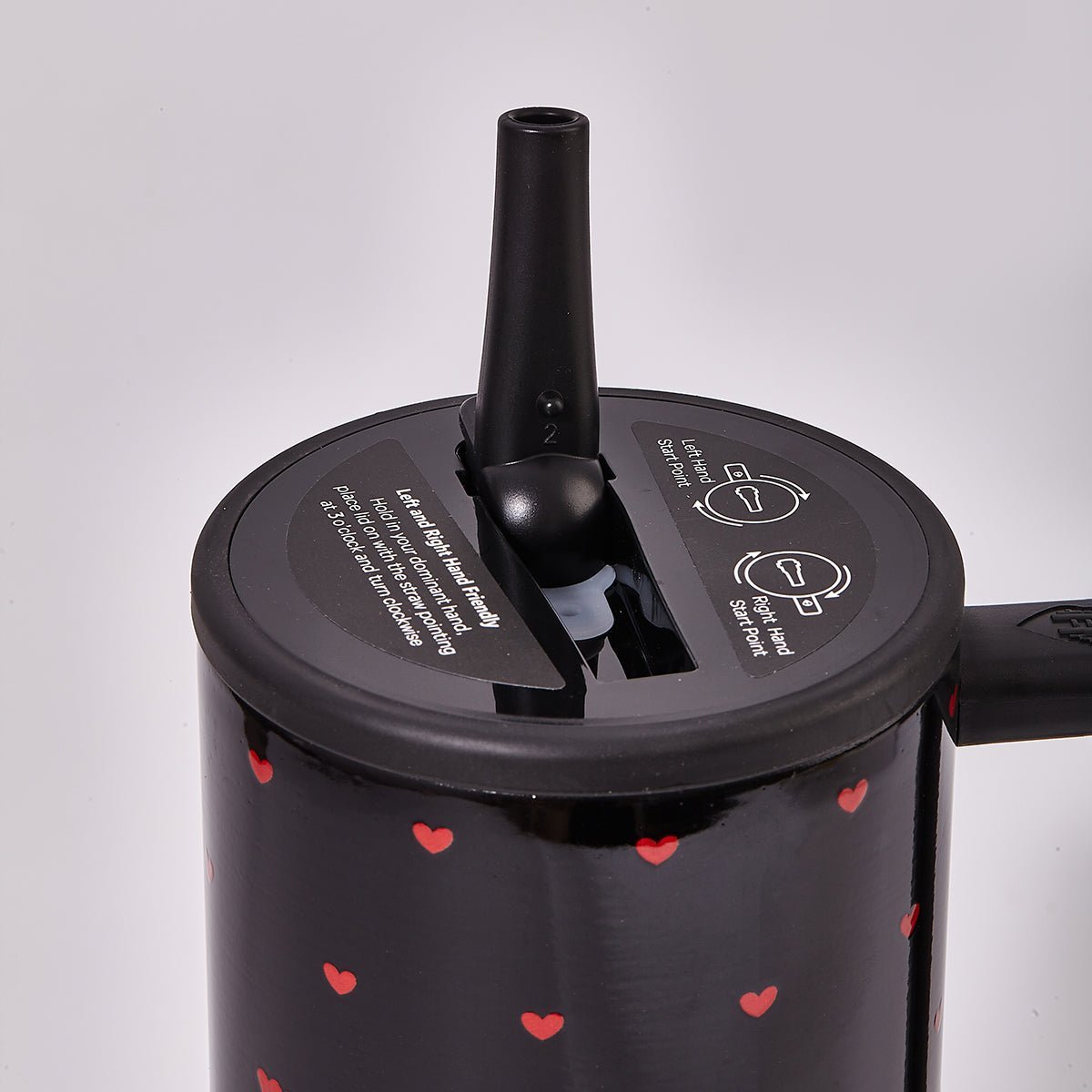 HydroJug Queen of Hearts Traveler Tumbler – Black Valentine Limited Edition-3