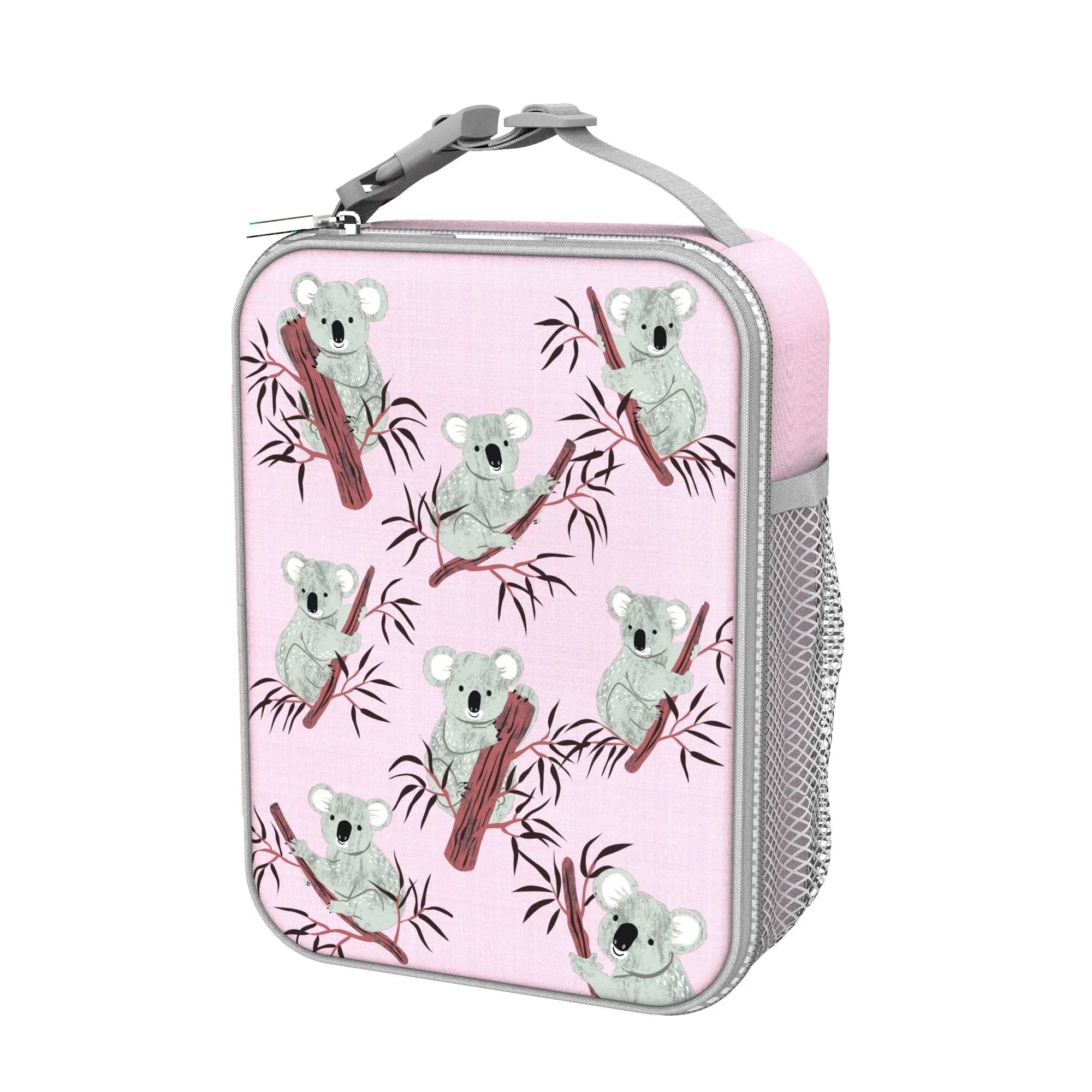 Medium insulated kids lunch bag featuring a cute koala design by ION8, perfect for school or outings.