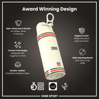 ION8 NFL Chicago Bears insulated steel water bottle, 750ml, durable and leak-proof for sports and outdoor use