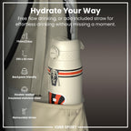 NFL Cincinnati Bengals insulated steel water bottle by ION8, 750ml (24oz), with team logo and durable stainless steel design.