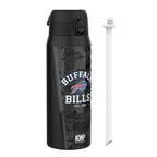 ION8 NFL Buffalo Bills insulated steel water bottle, 750ml, with team logo, made for keeping drinks hot or cold.