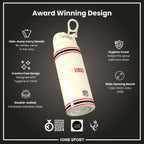 ION8 NFL Kansas City Chiefs 750ml insulated steel water bottle, durable and leak-proof for sports and outdoor use.