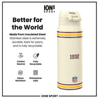 ION8 NFL Washington Commanders insulated steel water bottle, 750ml, durable and sleek design for sports and outdoor use